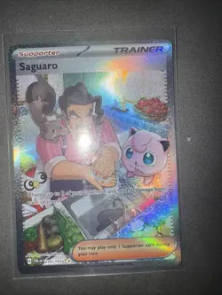 Pokemon Saguaro Holo TCG Card 270/193 Sv02: Paldea Evolved - Image 1
