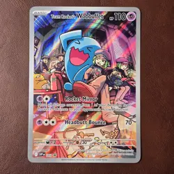 Team Rocket's Wobbuffet SVP 203 Scarlet Violet Promo Holo Pokemon TCG Card - Image 1