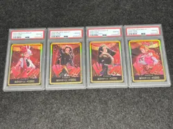 PSA 10 Gem Mint ONE PIECE Card Game Uta Nami gold Don Heroines edition 4set - Image 1