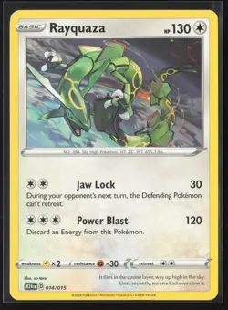 Rayquaza Promo McDonald's Promos 2024 014/015 NM Pokemon Card - Image 1