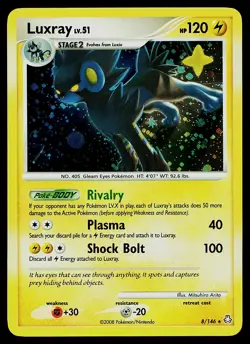 Pokemon Card - Luxray Legends Awakened 8/146 Holo Rare - Image 1