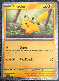 Pikachu McDonald's Promos 2024 002/015 Pokemon TCG Card Promo NM - Image 1