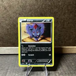 Pokemon Card Zorua Dark Explorers Common 69/108 - Image 1