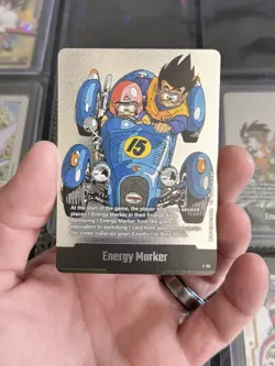 Bandai Dragon Ball Super Card Game Son Goku Energy Marker E-50 Foil Card - Image 1