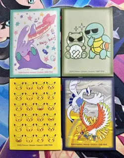 Pokemon Center Substitute & Squirtle Lugia & Ho Oh Individual Card Sleeve (1x) - Image 1