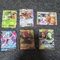 Pokemon TCG Holo EX V LEGEND Card Lot - Shaymin, Pidgeot, Entei, Milotic - Image 1