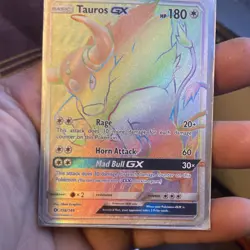 Pokemon Tauros GX 156/149 Full Art Holo 2017 Single Card Pokemon TCG Card Stock - Image 2