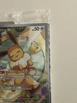 Sealed Eevee Promo SVP 173 Pokemon Center Stamped Card Prismatic Evolutions - Image 2