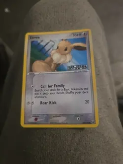 Pokemon Eevee EX Delta Species 69/113 Reverse Holo Common 50 HP English Card - Image 1