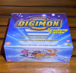 Digimon Trading Cards Booster Box 1999 (24 packs) (SEALED!) Bandai Upper Deck - Image 1