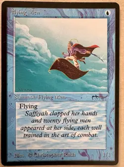 Flying Men X1 Arabian Nights Mtg Magic the Gathering - Image 1