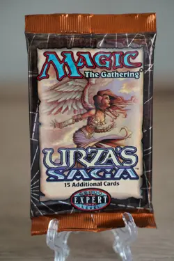 MTG Urza's Saga Booster Pack Factory Sealed Expert Level 15 Cards Vintage - Image 1