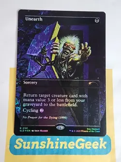 Unearth (Rainbow Foil) Secret Lair Drop Foil - Image 1