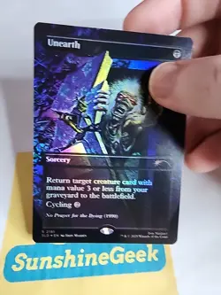 Unearth (Rainbow Foil) Secret Lair Drop Foil - Image 2