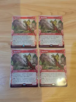 4x Hired Claw Showcase - BLB 0317 NM - MTG Magic Non Foil Bloomburrow - Image 1