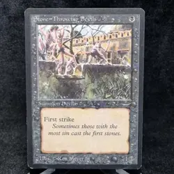 Magic The Gathering: Stone-Throwing- Devils- Arabian Nights MTG English TCG - Image 1