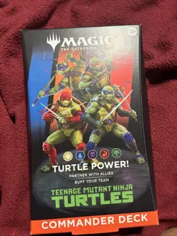 MTG Teenage Mutant Ninja Turtles Turtle Power Commander Deck Factory Sealed - Image 1