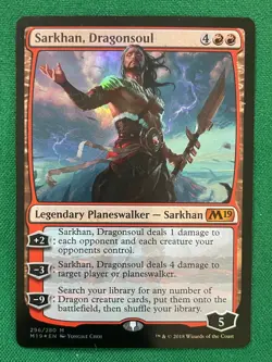 Sarkhan, Dragonsoul M Core Set 2019 296 NM (Foil) - Image 1