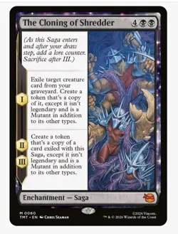 1x MTG The Cloning of Shredder - TeNMT Mythic Saga! NM Mint - Image 1