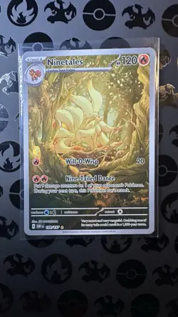Pokemon Ninetales Obsidian Flames Scarlet & Violet Card 199/197 - Image 1