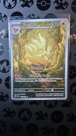 Pokemon Ninetales Obsidian Flames Scarlet & Violet Card 199/197 - Image 2