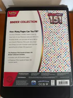 Pokemon TCG 151 Binder Collection Scarlet Violet Factory Sealed New ✨ - Image 2