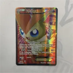 Victini EX Full Art Ultra Rare Holo 131/135 Plasma Storm Pokemon TCG - Image 1