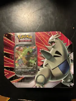 Pokemon TCG SWSH Tyranitar v Tin Evolving Skies & Brilliant Stars 820650809552 - Image 1