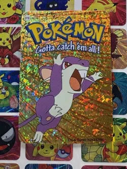 Pokemon 151 Vintage Pocket Monsters Vending HOLO Prism Sticker 2000 Nintendo - Image 2
