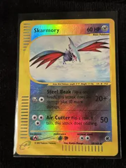 Skarmory Reverse Holo 27/165 Expedition - Pokemon - MP - Image 1