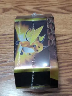 Pokemon Raichu GX Hidden Fates Tin 4 Packs + Promo Factory Sealed NEW Sun Moon 820650804816 - Image 2