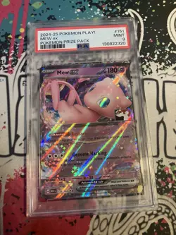 Pokemon TCG Mew EX #151 Prize Pack Series 5 PSA Mint 9 - Image 1