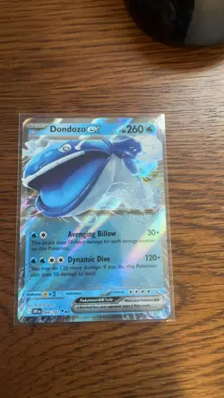 Dondozo ex Double Rare SV10: Destined Rivals 066/182 NM Holofoil Pokemon - Image 1