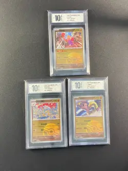 Pokemon TCG S-Chinese 151C-107 105 106 Hitmonchan Marowak Hitmonlee Grade10 - Image 1