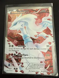 Pokemon TCG Legendary Treasures Radiant Collections Reshiram RC22/RC25 Full Art - Image 1