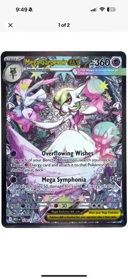 Pokemon Mega Gardevoir ex Mega Evolution 178/132 Special Illustration Rare TCG - Image 1