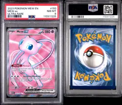 2023 POKEMON MEW EN-151 193 MEW EX ULTRA RARE | PSA 8 - Image 3