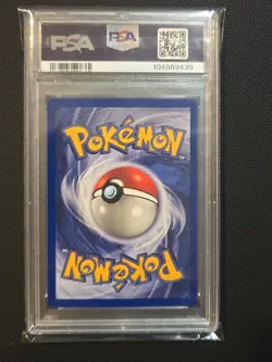 1999 POKEMON FOSSIL 1ST ED #10 LAPRAS HOLO PSA 9 Mint English Authentic - Image 4