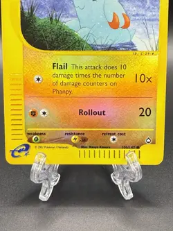 Phanpy 100/147 English Reverse Holo Pokemon Aquapolis - Image 4