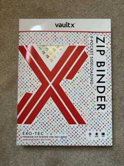 Vault X Pokemon Anniversary Edition 9 Pocket Exo-Tec Zip Binder NEW - Image 1