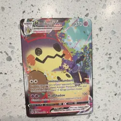 Pokemon Mimikyu VMAX TG17/TG30 Ultra Rare Holo Full Art Brilliant Stars - Image 1