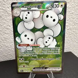 Pokemon TCG Maushold ex SV04: Paradox Rift 233/182 Full Art Holo Ultra Rare - Image 3