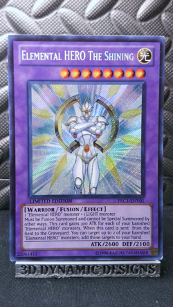 | Yugioh Elemental HERO The Shining PRC1-ENV01 Secret 2012 Premium LP 🔥 | - Image 1