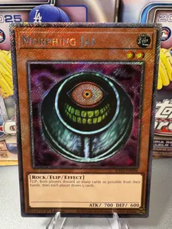 Morphing Jar - RA03-EN098 - Platinum Secret RareUU Gem Mint YUGIOH Card - Image 1
