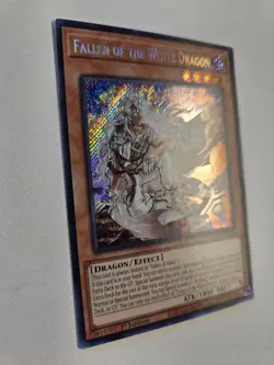 Fallen of the White Dragon BPRO-EN024 Secret Rare Burst Protocol Yugioh Mint - Image 2