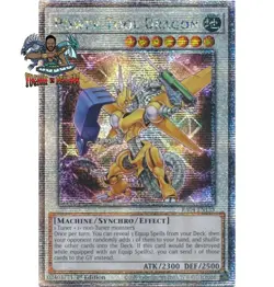 Yugioh! 1x Power Tool Dragon RA04-EN135 Quarter Century Secret Rare 1st Ed NM - Image 1