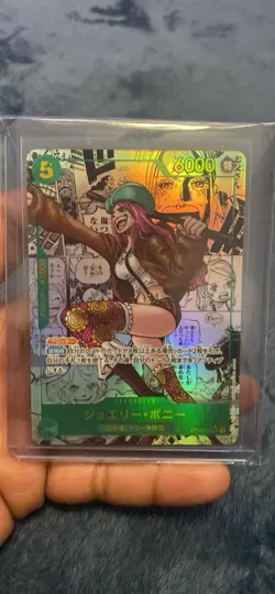 Bandai One Piece CCG Jewelry Bonney Manga OP12-116 Holo - Image 1