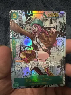 Bandai One Piece CCG Jewelry Bonney Manga OP12-116 Holo - Image 3