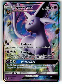 Espeon GX - SM35 SM Promos NM- Pokemon Card TCG - Image 1