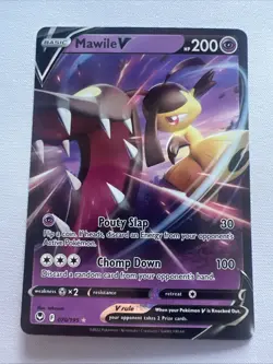Mawile V - 070/195 - Pokemon Silver Tempest Sword & Shield Ultra Rare Card - Image 1